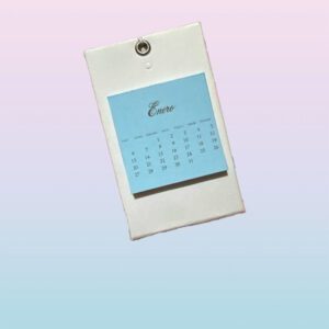Mini calendario de escritorio